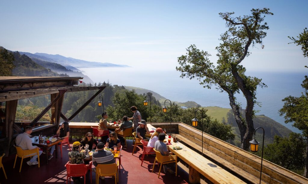 Big Sur Nepenthe Restaurant South of Monterey CA Image By See Monterey