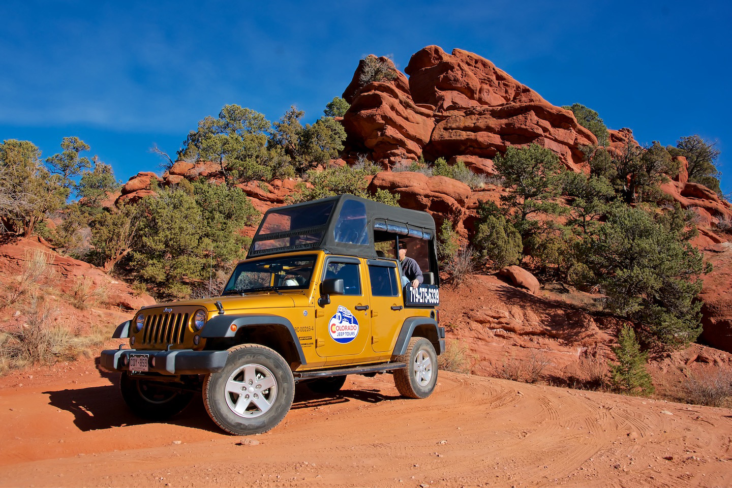 Colorado Jeep Tours Red Canyon Red Rocks Photo Courtesy of Visit Colorado Springs
