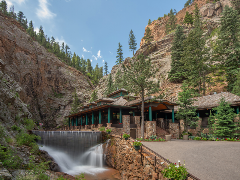 Restaurant 1858 Seven Falls waterfall base Photo Courtesy of Visit Colorado Springs