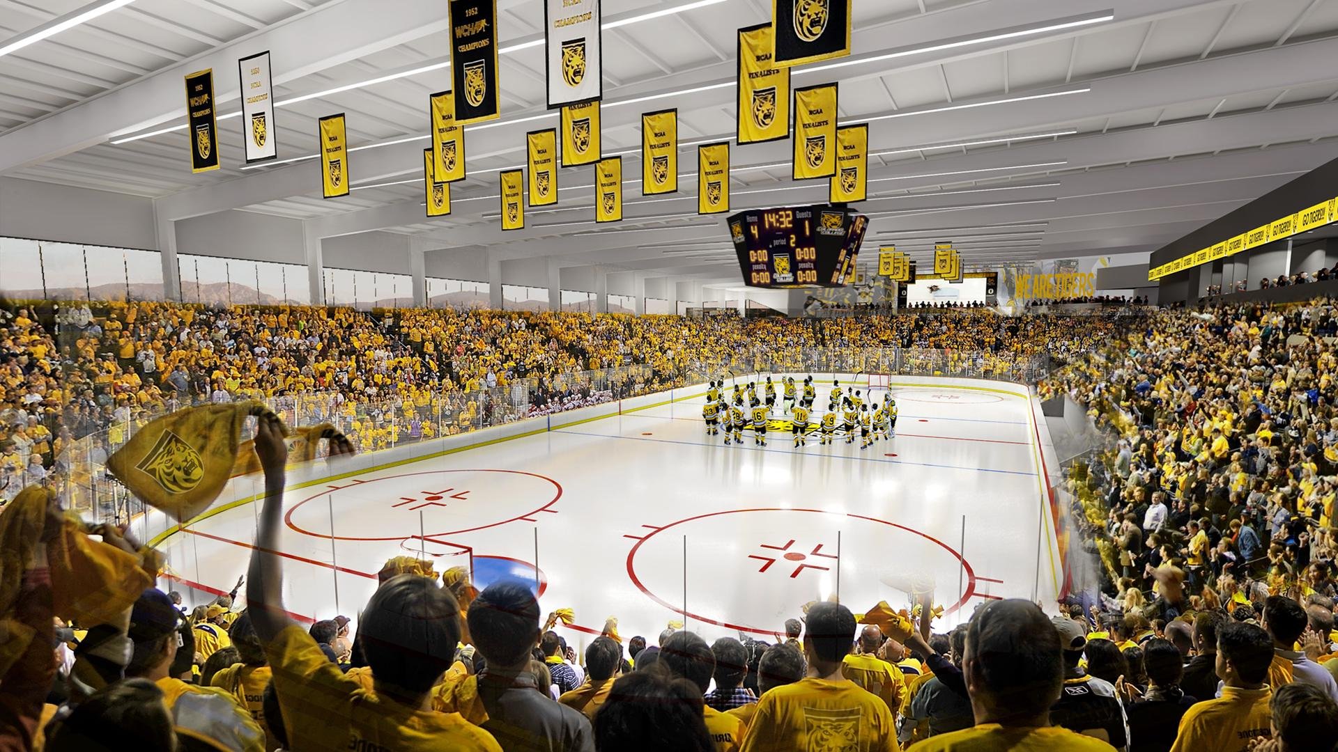 Robson Arena Colorado Collge Tigers Ice Hockey Photo Courtesy of Visit Colorado Springs