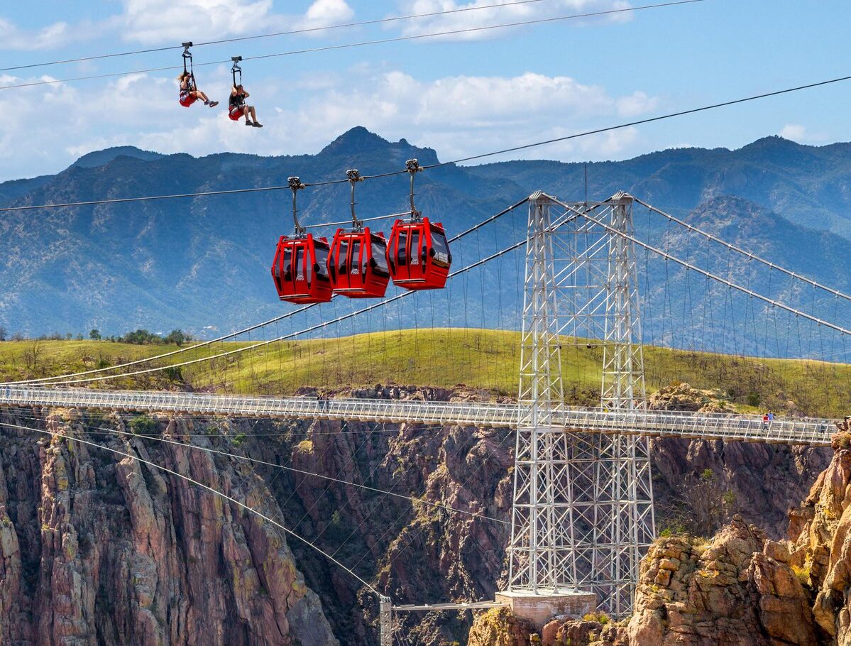 Royal Gorge Bridge Zipline Gondola Photo Courtesy of Visit Colorado Springs e1778155031144