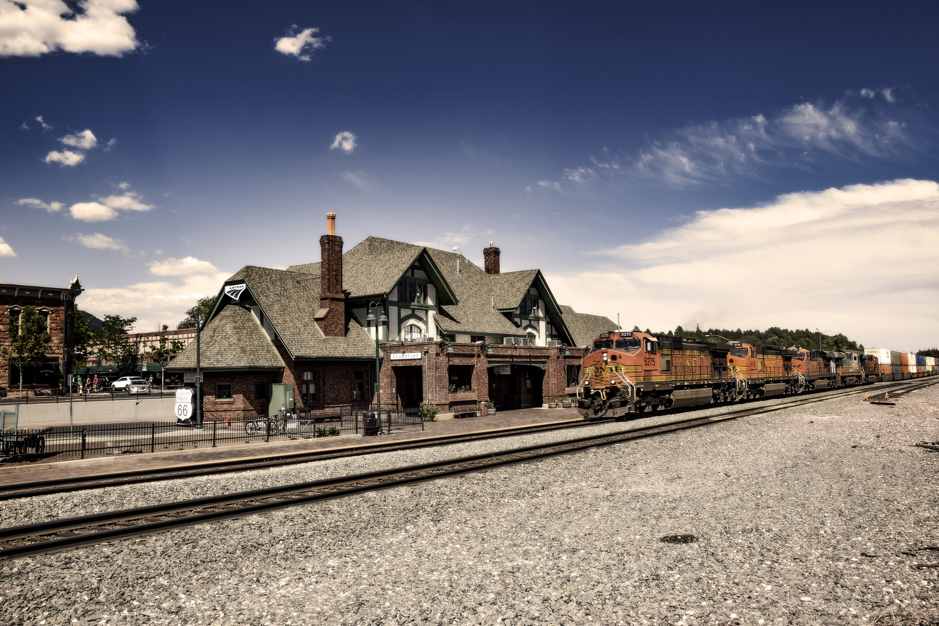 Flagstaff Visitors Centre Steam Train Flagstaff AZ Image by Discover Flagstaff result