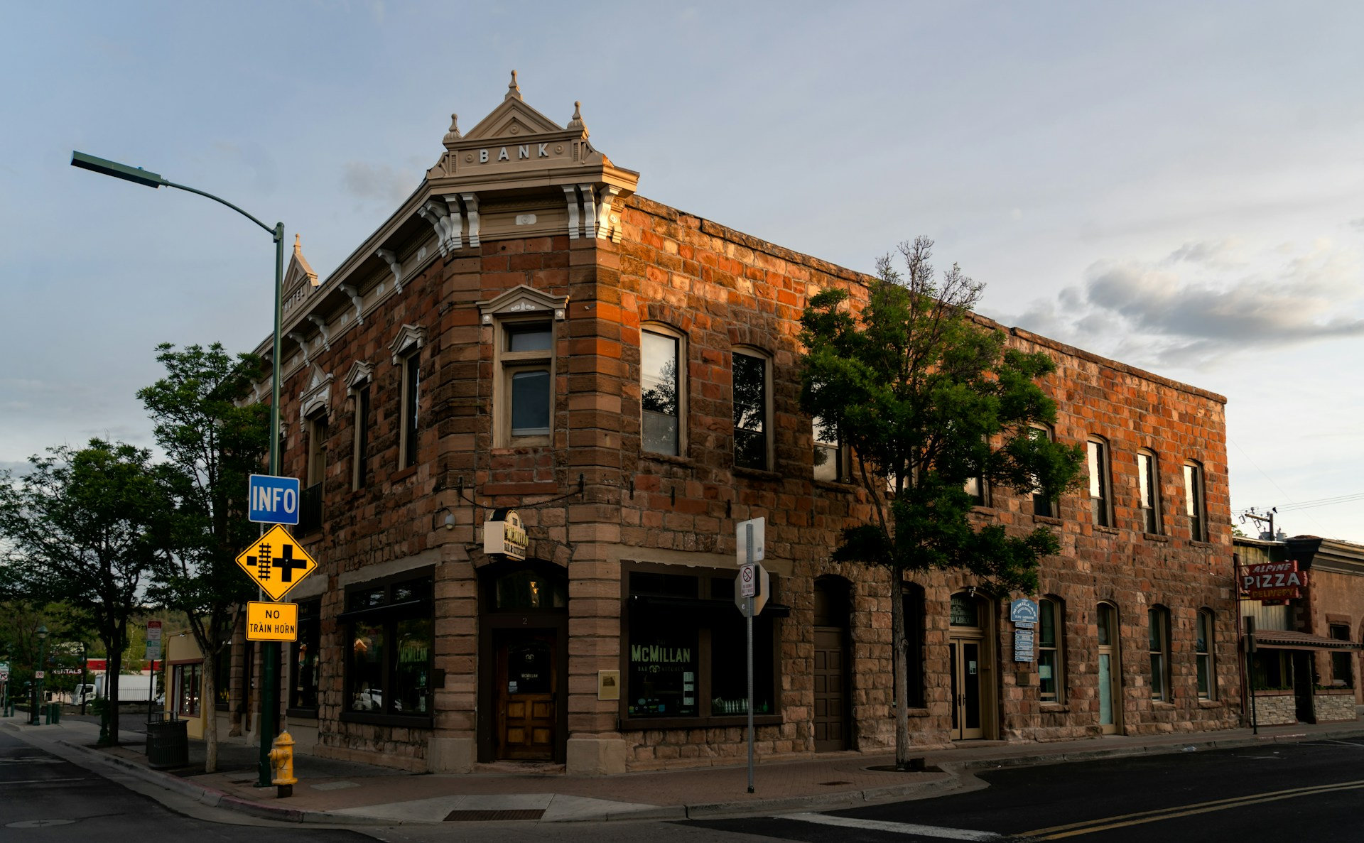 The McMillian Bar Restaurant Original Bank Bldg building in 1886 Flagstaff AZ Photo by Jim Witkowski on Unsplash result