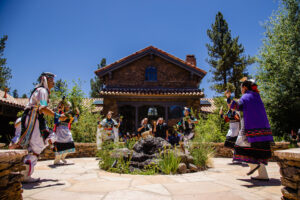 MNA Heritage Festival courtyard during festival Flagstaff AZ Image By Discover Flagstaff result