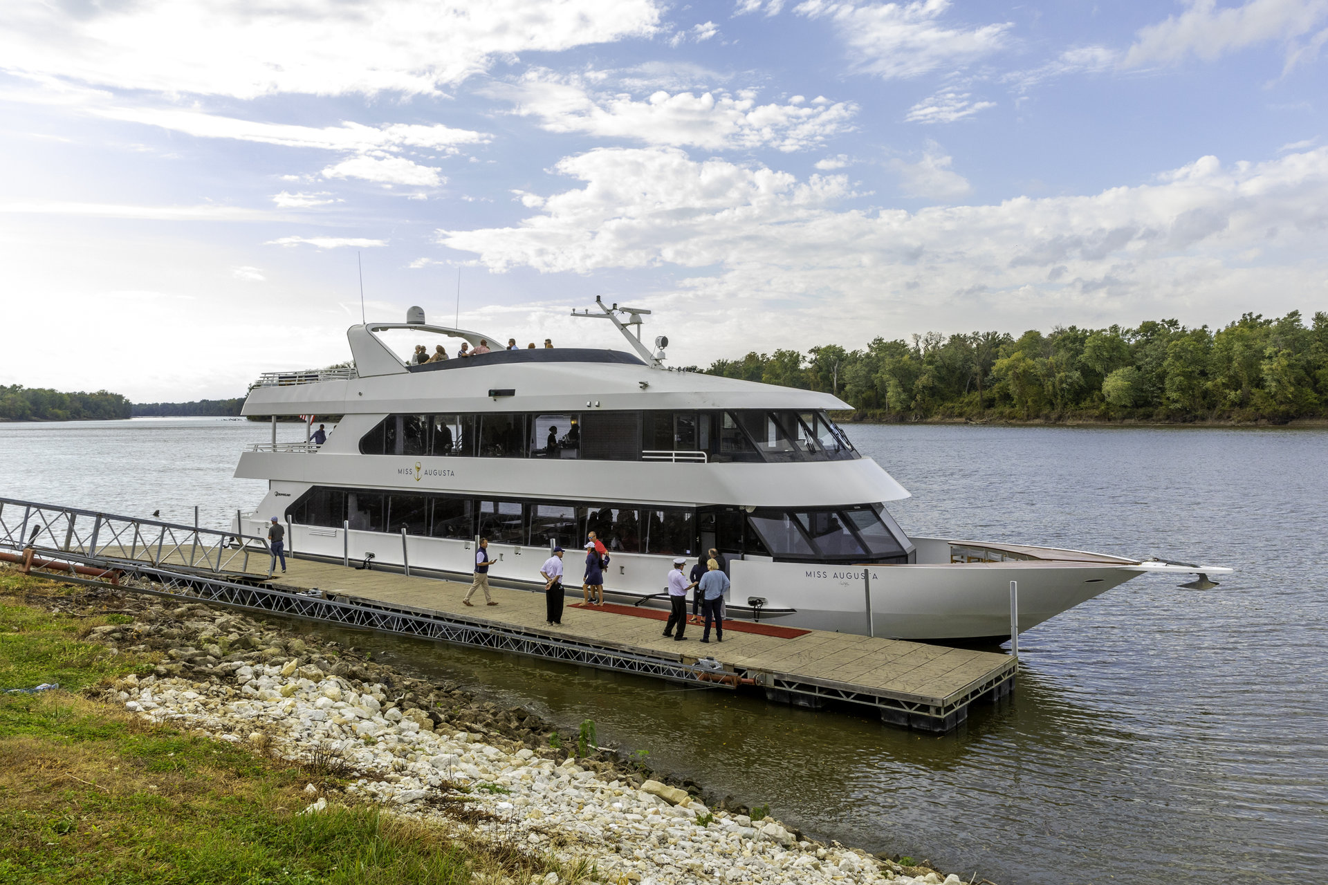 Miss Augusta 2021 Boat riding the Ozarks Branson MI Image By Visit Branson result