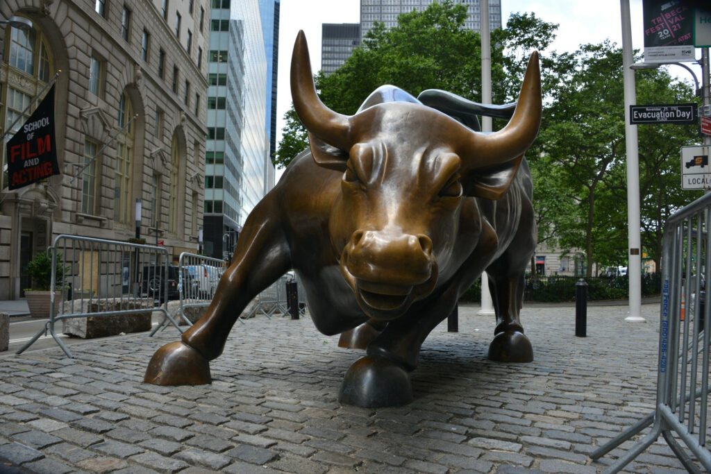 Charging Bull Wall Street Photo by Robb Miller on Unsplash