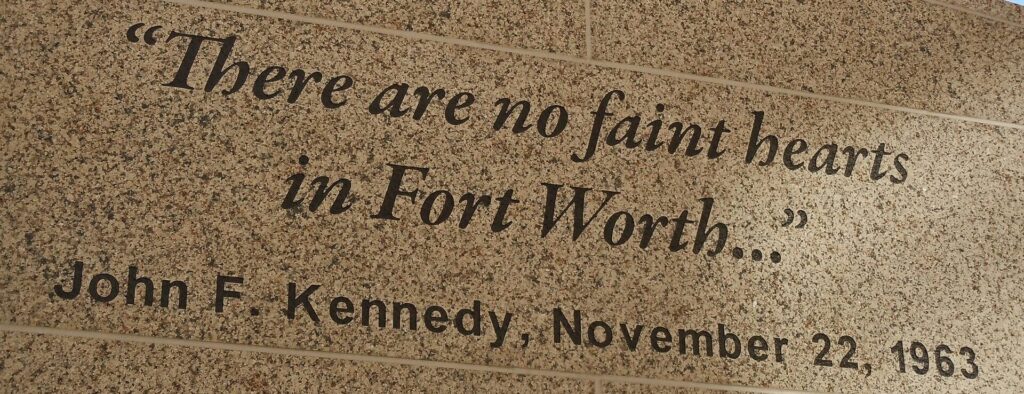 JFK Tribute in Fort Worth Credit Visit Fort Worth edited 1