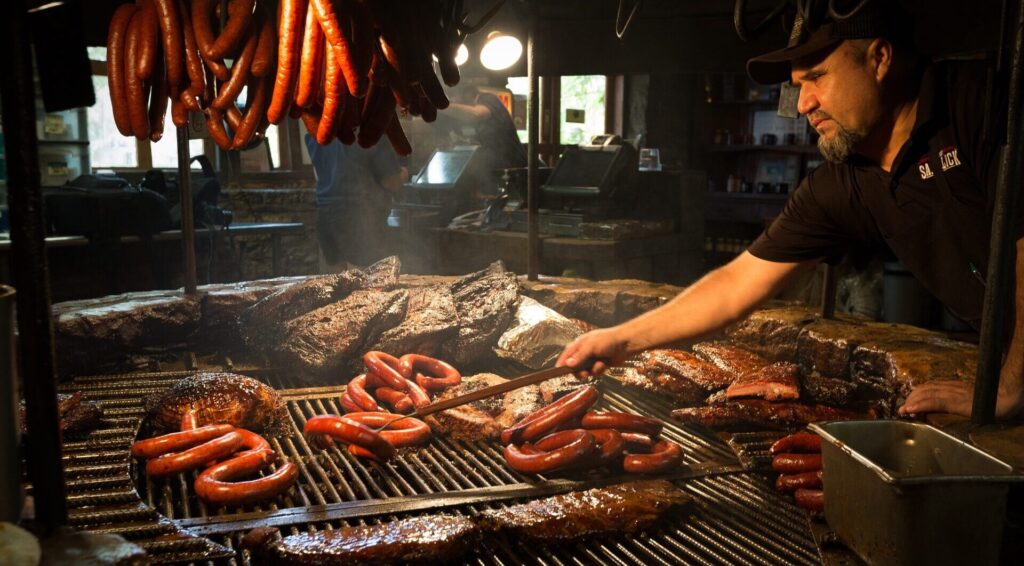 Slat Lick BBQ awesome huge Barbecue